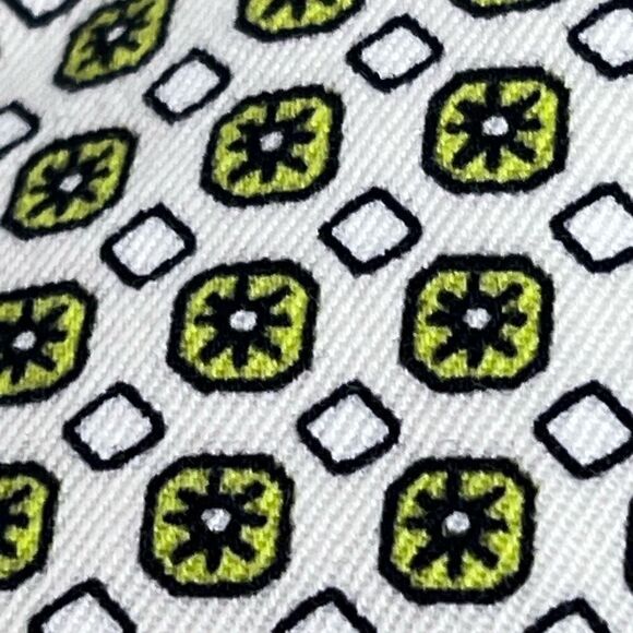 J. Crew Factory green and white geometric print chino shorts size 10 - Picture 11 of 11